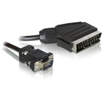 DeLock kábel 2m zo SCART na VGA