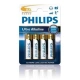 Philips Baterie LR6E4B/10