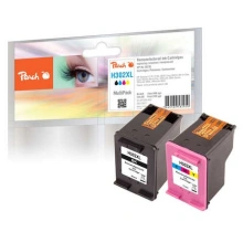 Peach Inkoustová náplň HP No. 302XL, MultiPack, 1x15, 1x14 ml kompatibilní černá/ CMY