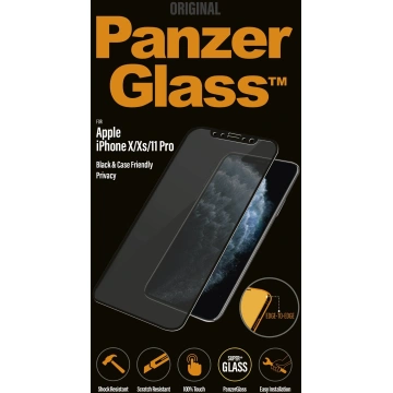 PanzerGlass Edge-to-Edge Privacy pre Apple iPhone X/Xs/11 Pro, čierné